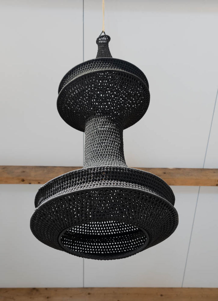 Macramé Kooilamp – Maat M in Ibiza Bohemian Stijl